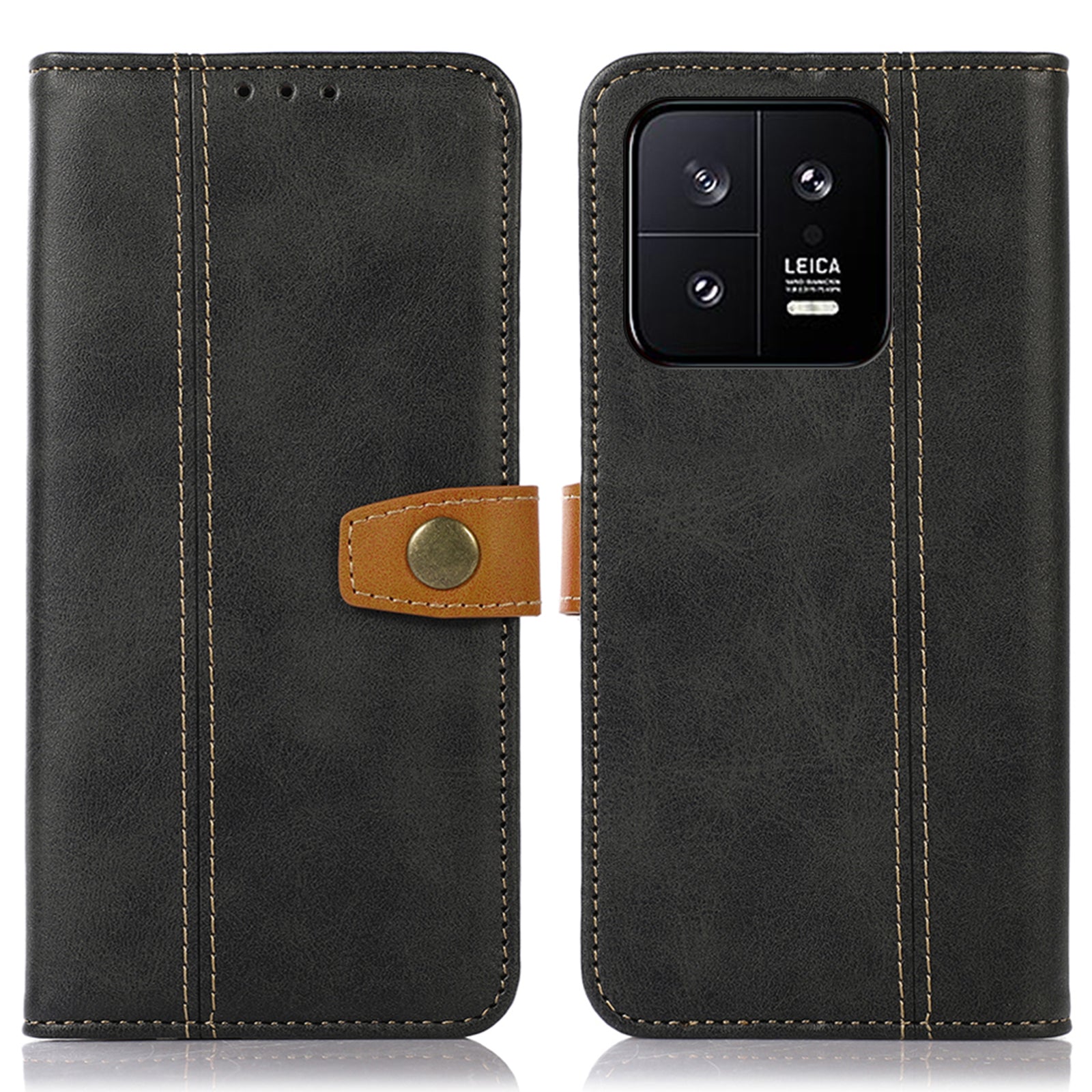 For Xiaomi 13 Pro 5G Calf Texture PU Leather Magnetic Clasp Phone Case Full Protection Stand Wallet Cover For Xiaomi 13 Pro 5G Calf Texture PU Leather Magnetic Clasp Phone Case Full Protection Stand Wallet Cover